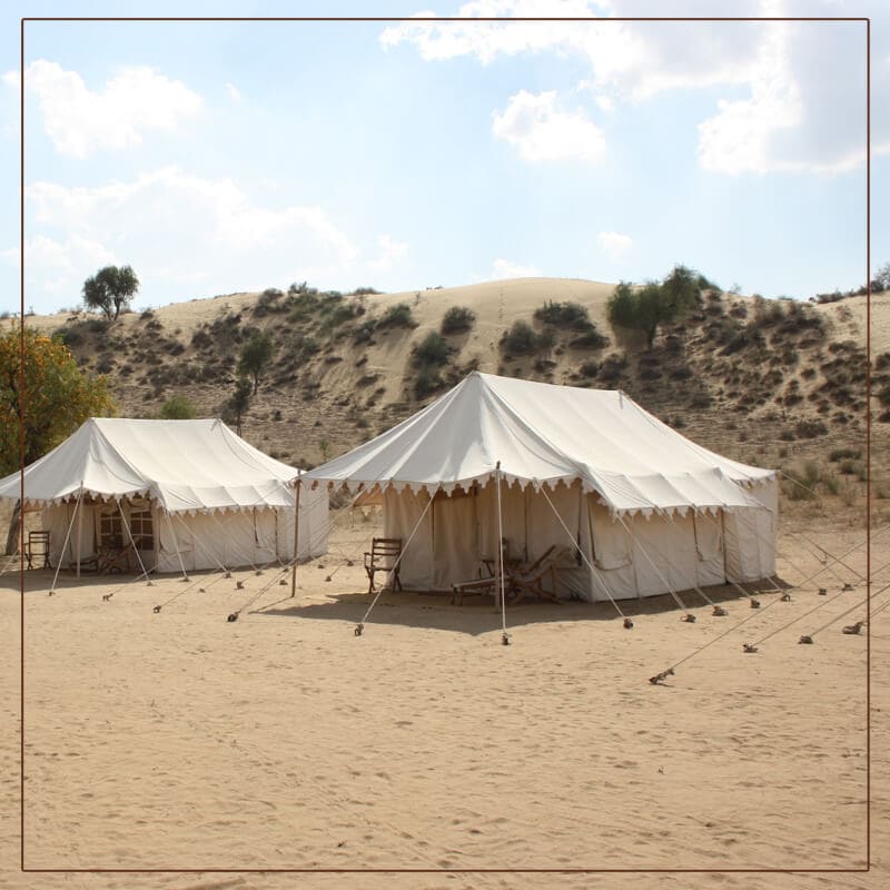 Spend your quality time in our Mobile Camps at Rajasthan