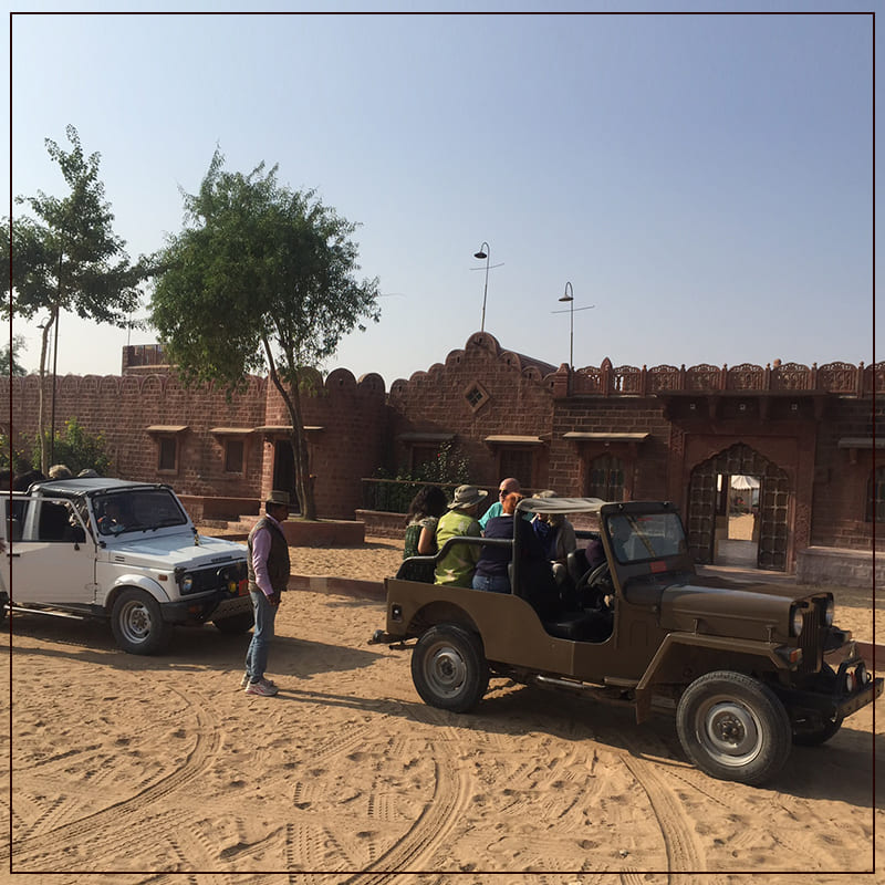 Enjoy Jeep Safari At thar desert Rajasthan.