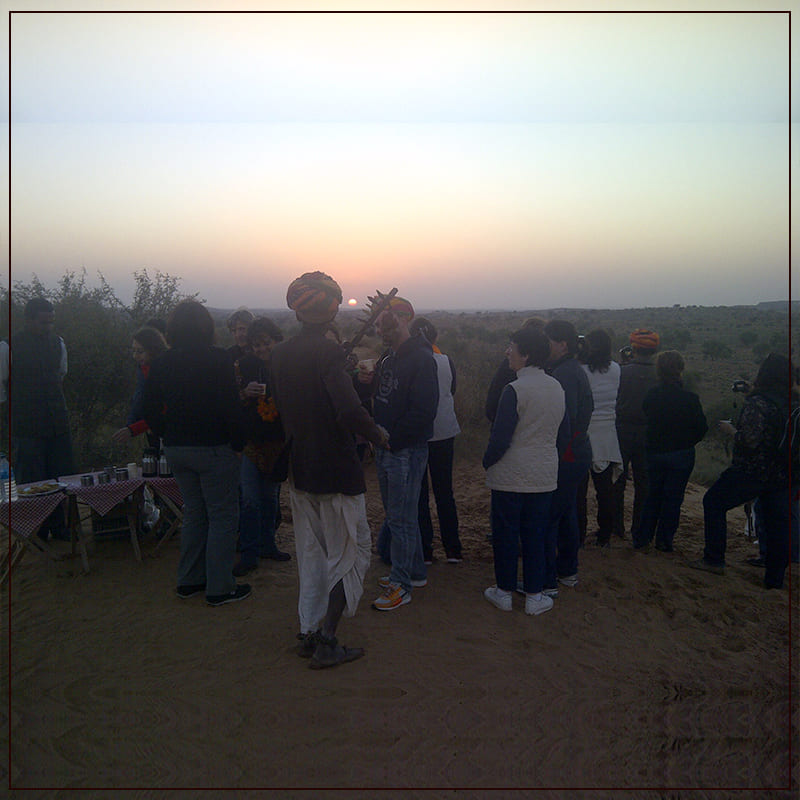 Enjoy The Beautiful Sunset With Amazing Rajasthani Folk Music.