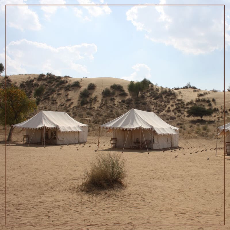 Our Osian Mobile Camp at Rajasthan provides unique experience to our clients.